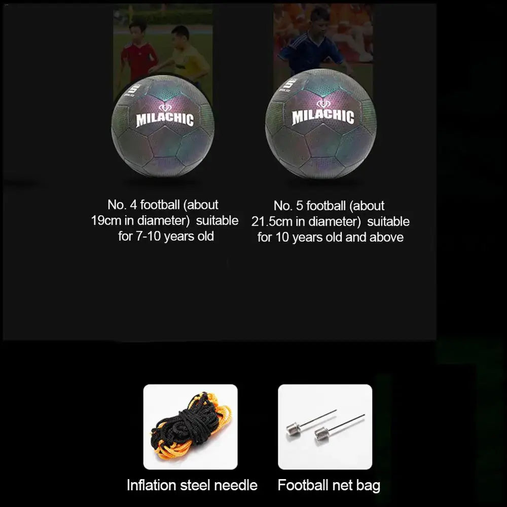 No.4/No.5 sizing comparison on the ball
