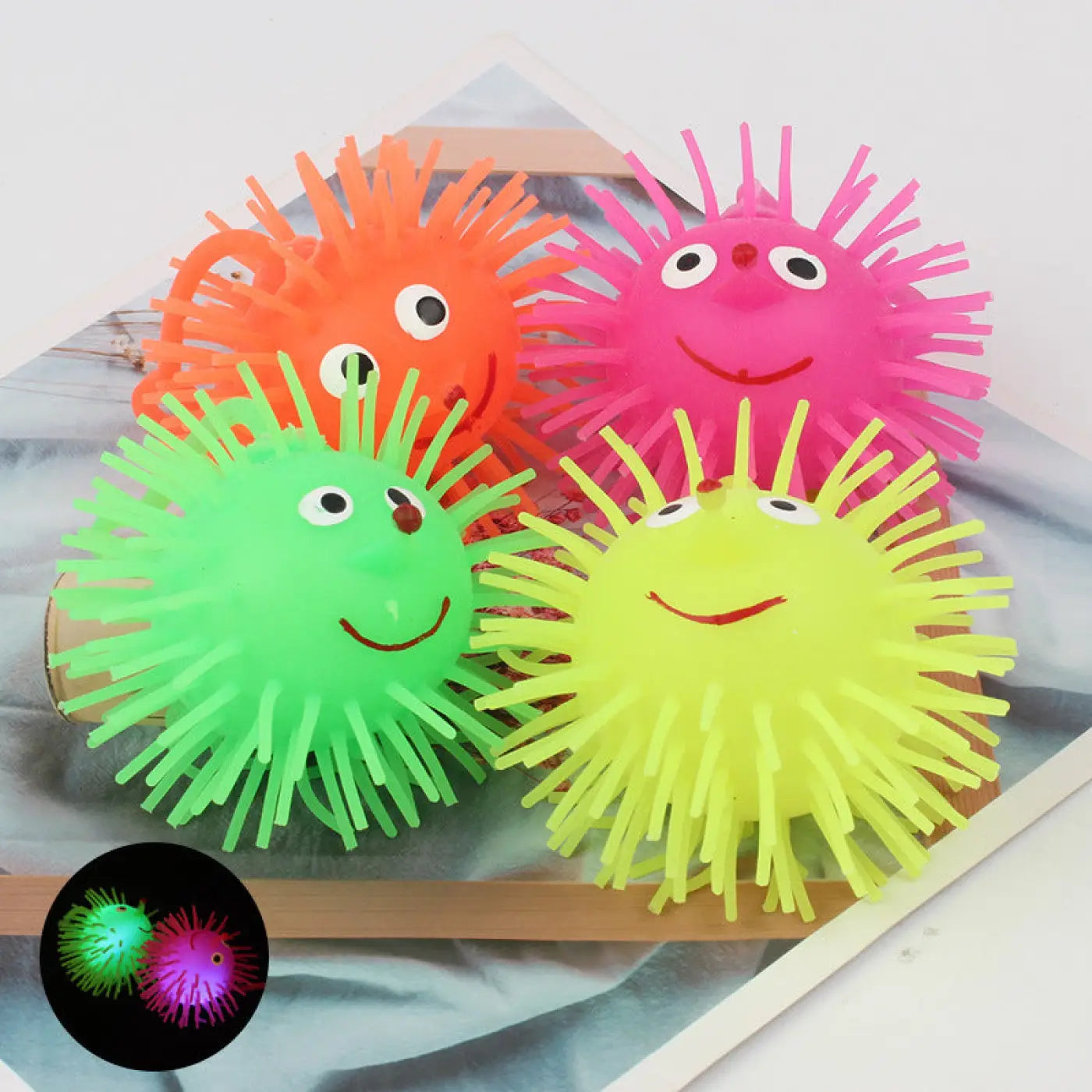 The Ball Depot kids balls: 4pc Creative Luminous Gift Balls