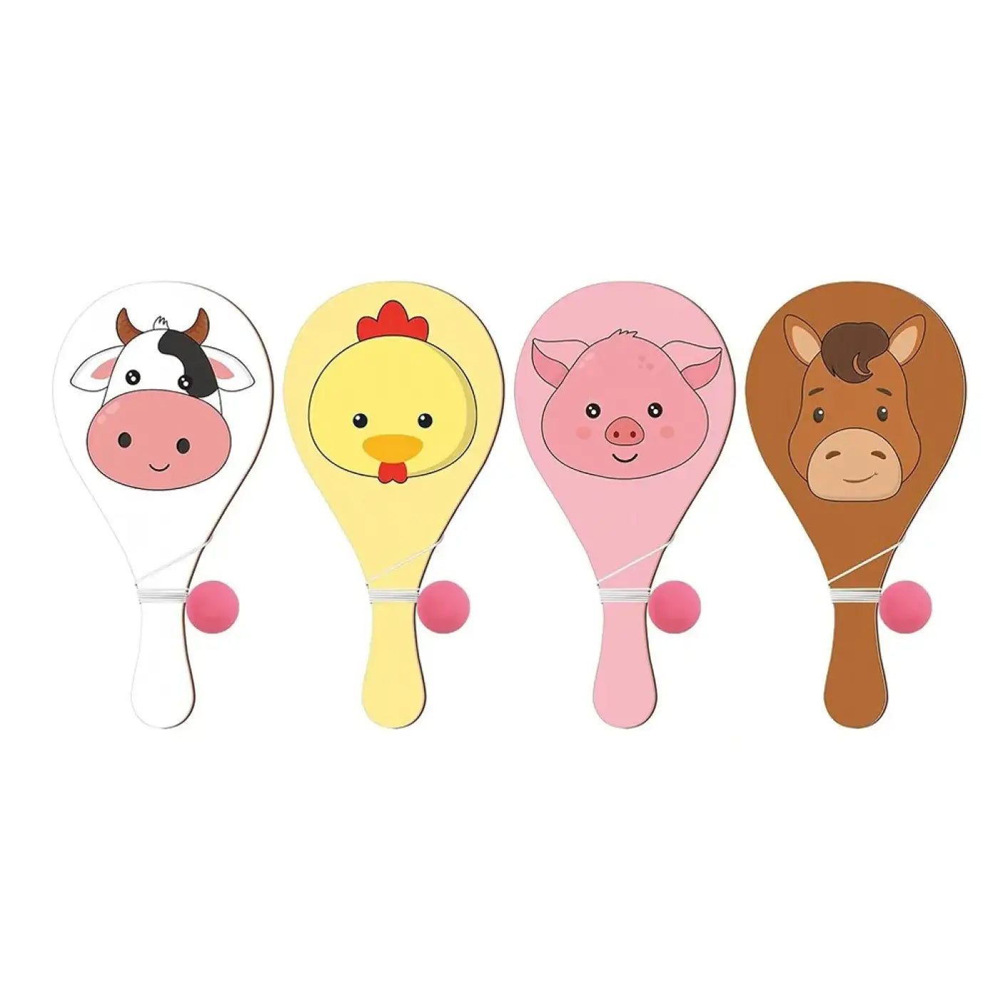 The Ball Depot racket ball set: 4Pcs Portable Kids Racket Ball Set