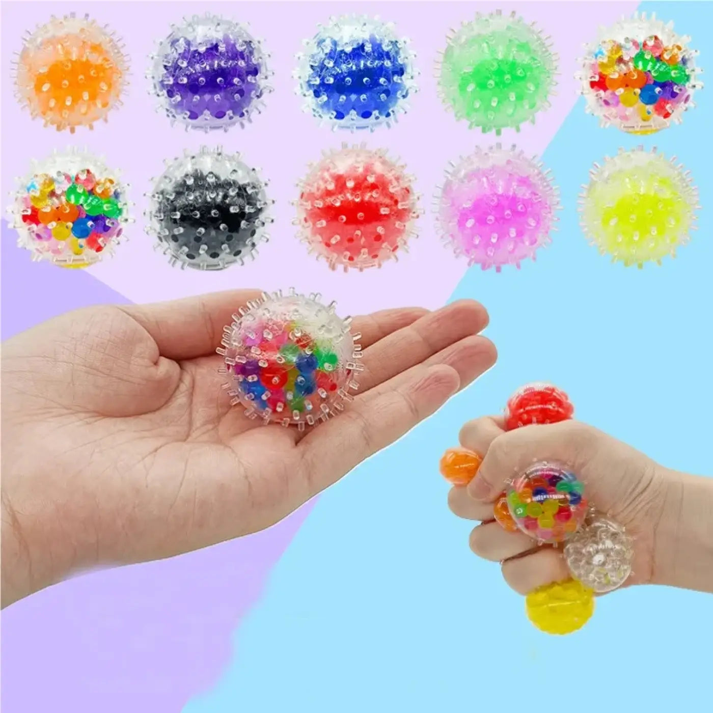 The Ball Depot stress balls: 5/10/20Pcs 3.5cm Squeeze Grape Ball