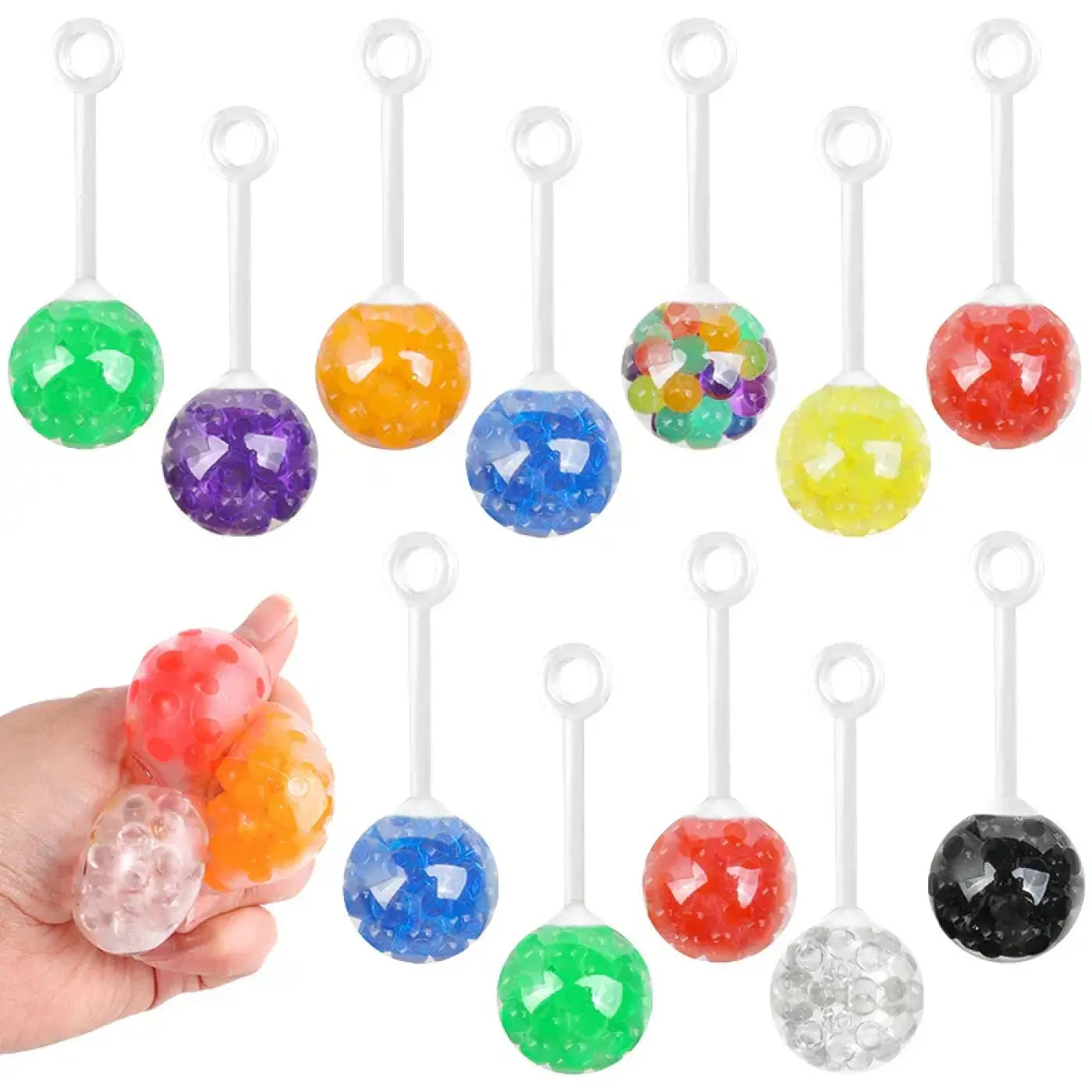 The Ball Depot yo-yo: 5/10/20Pcs Soft Rubber Squeeze Yo-Yo Ball