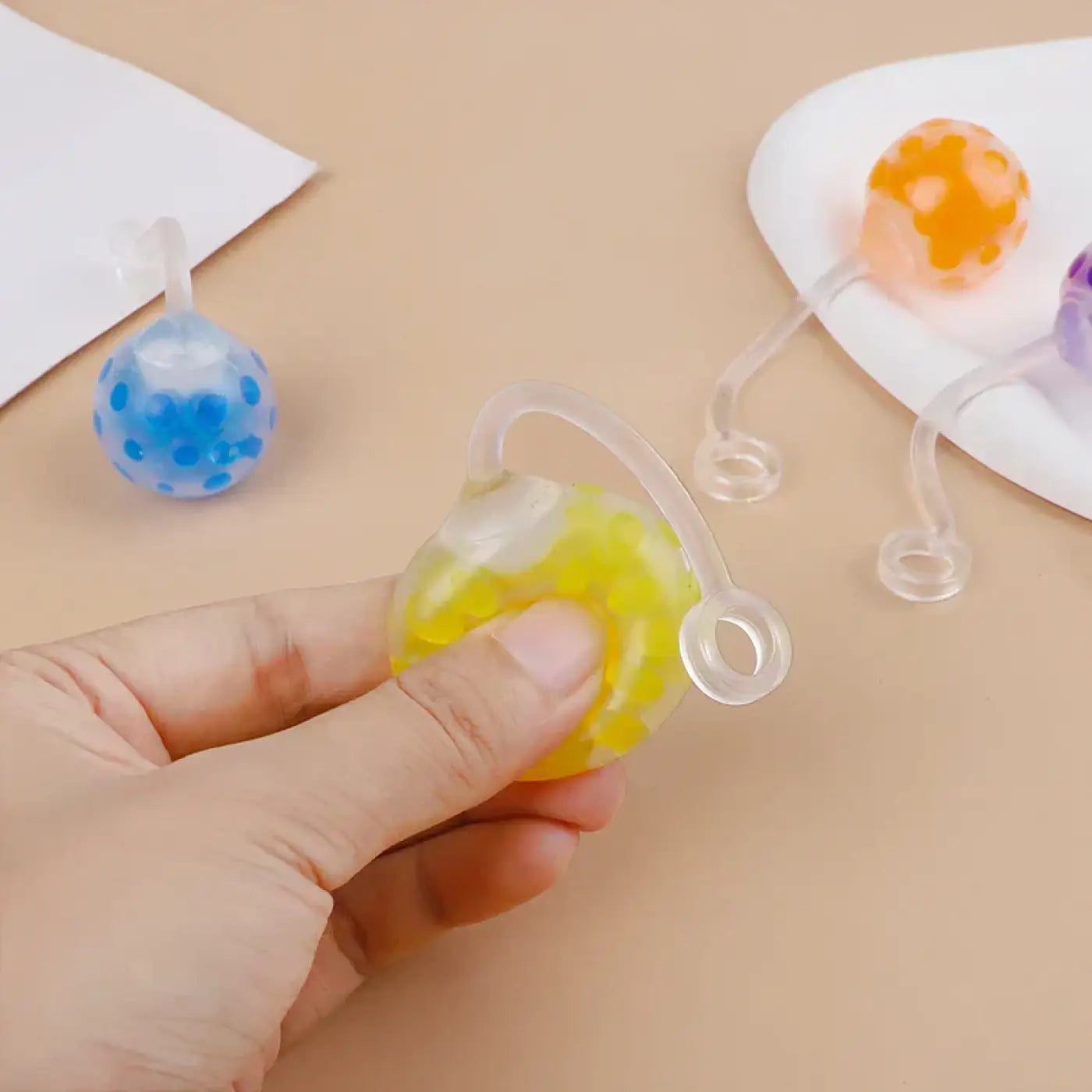 The Ball Depot yo-yo: 5/10/20Pcs Soft Rubber Squeeze Yo-Yo Ball