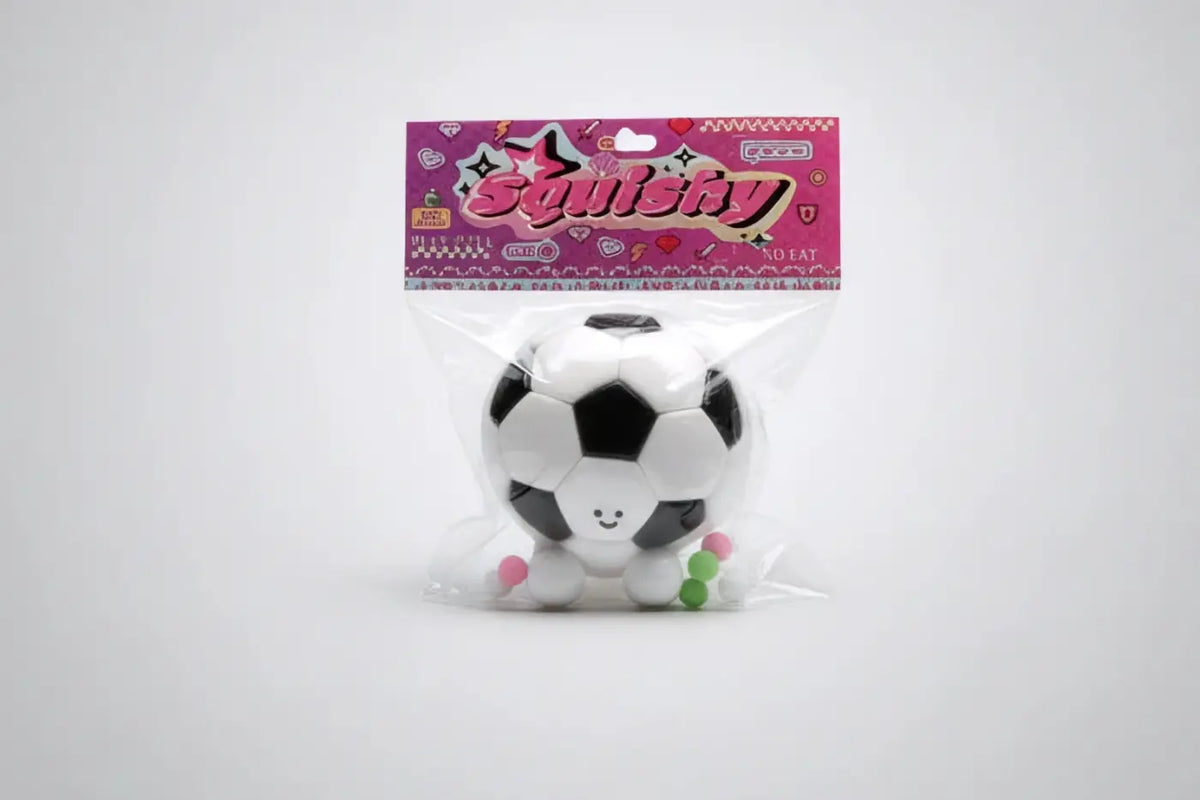 Love and Repeat squish ball: 5" Soft Jelly Soccer Ball Squishy