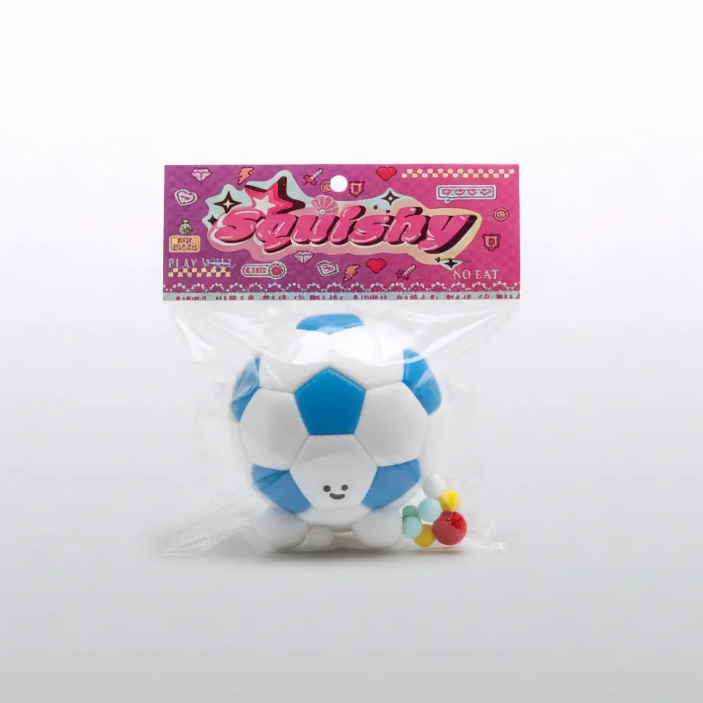 Love and Repeat squish ball: 5" Soft Jelly Soccer Ball Squishy