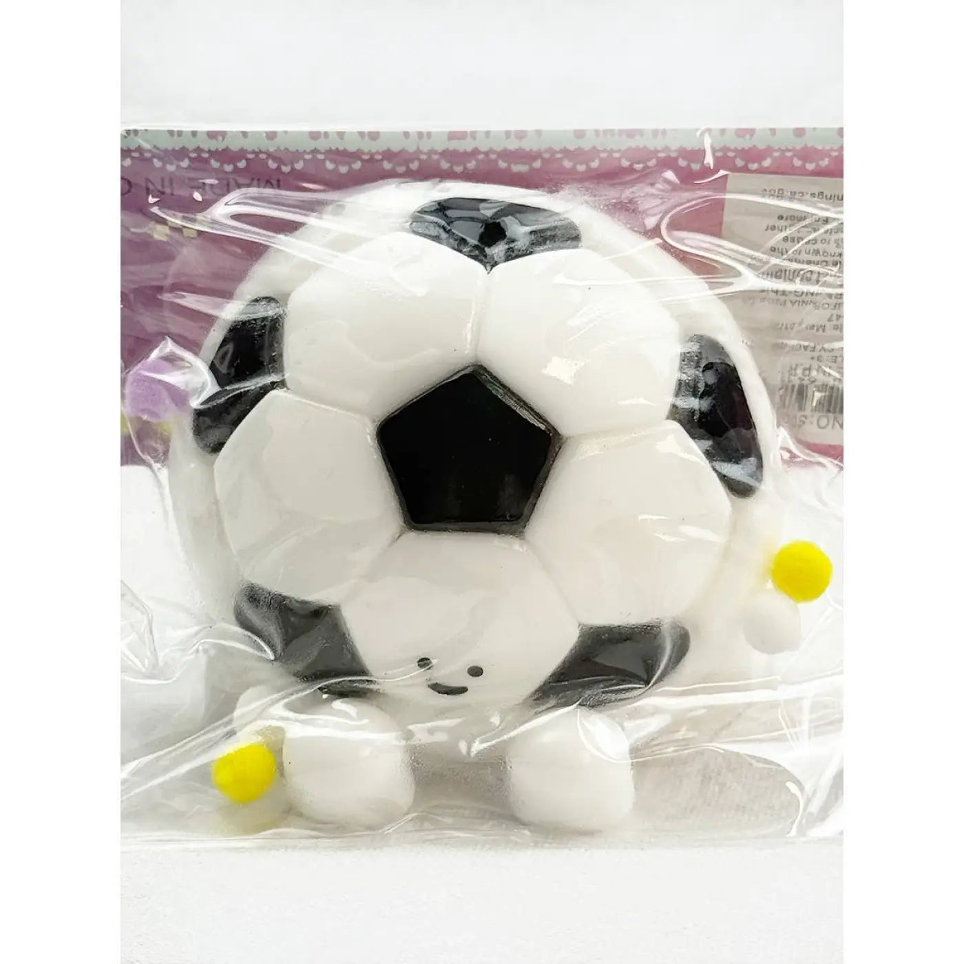 Love and Repeat squish ball: 5" Soft Jelly Soccer Ball Squishy
