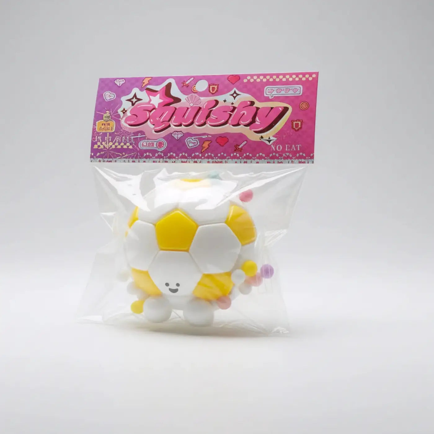 Love and Repeat squish ball: 5" Soft Jelly Soccer Ball Squishy