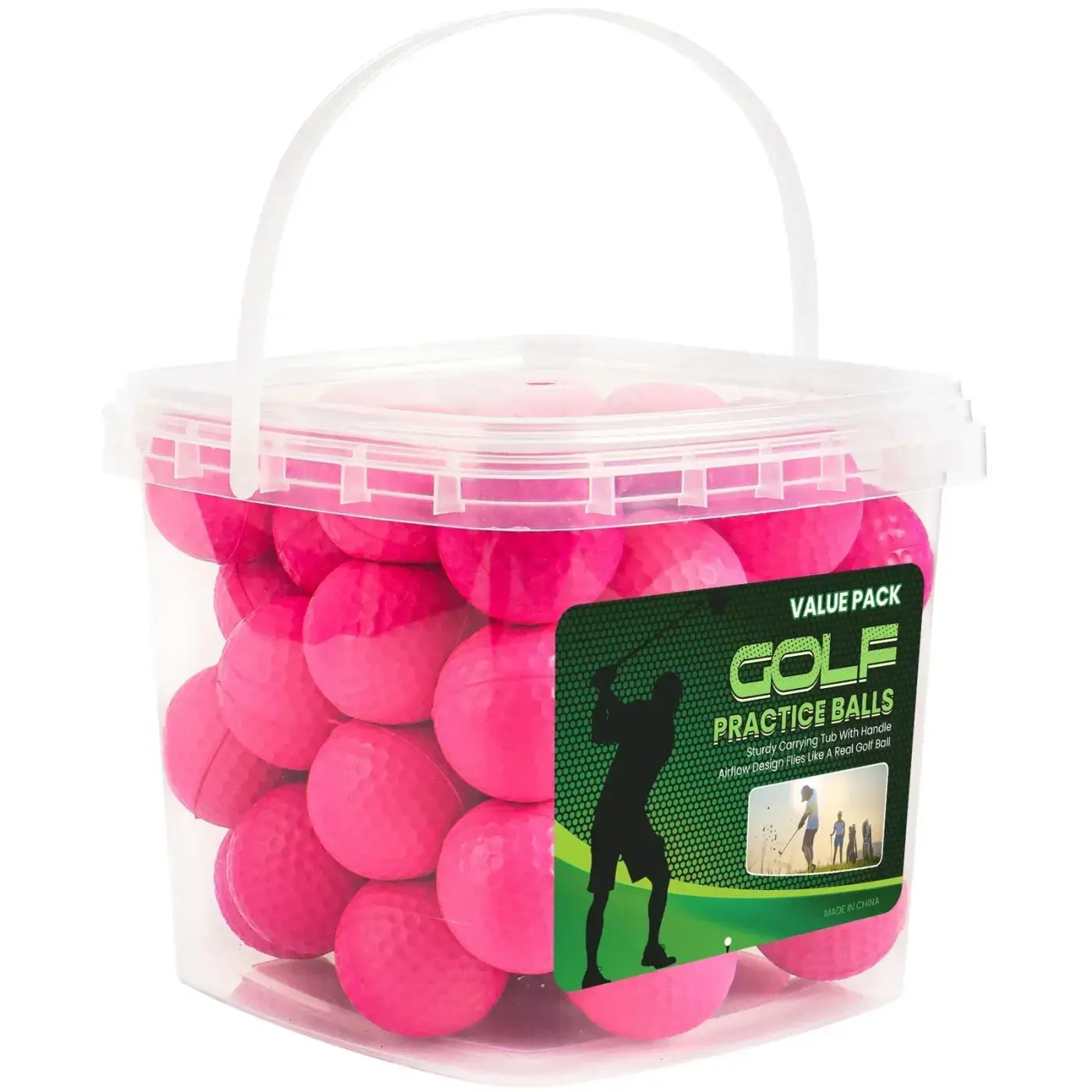 The Ball Depot golf ball: 50 Pack Foam Practice Golf Balls with Bucket