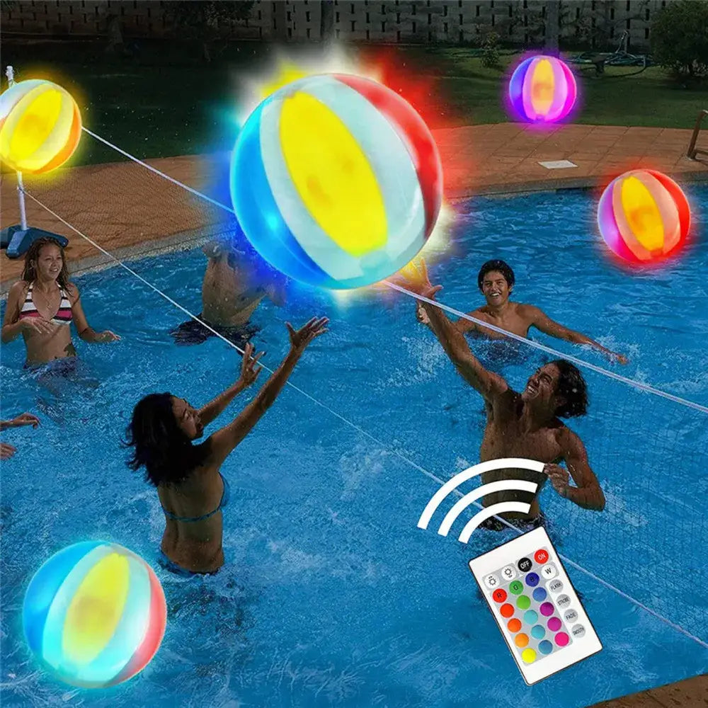 Inflatable Luminous Water Remote Control Color Change Ball