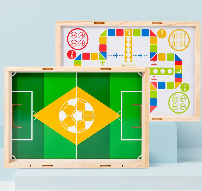 Wooden Tabletop Football Children’s Soccer Game