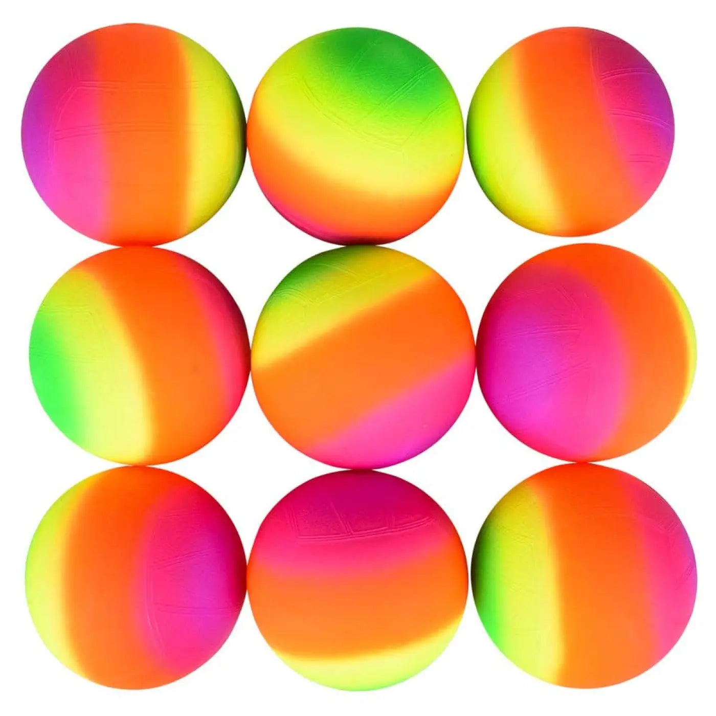 La Luna Bella - Toys playground ball: 6" RAINBOW VINYL BALL