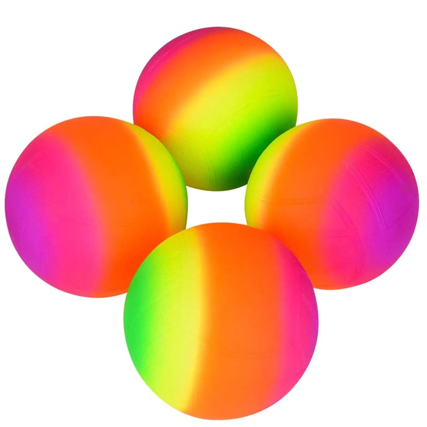 La Luna Bella - Toys playground ball: 6" RAINBOW VINYL BALL