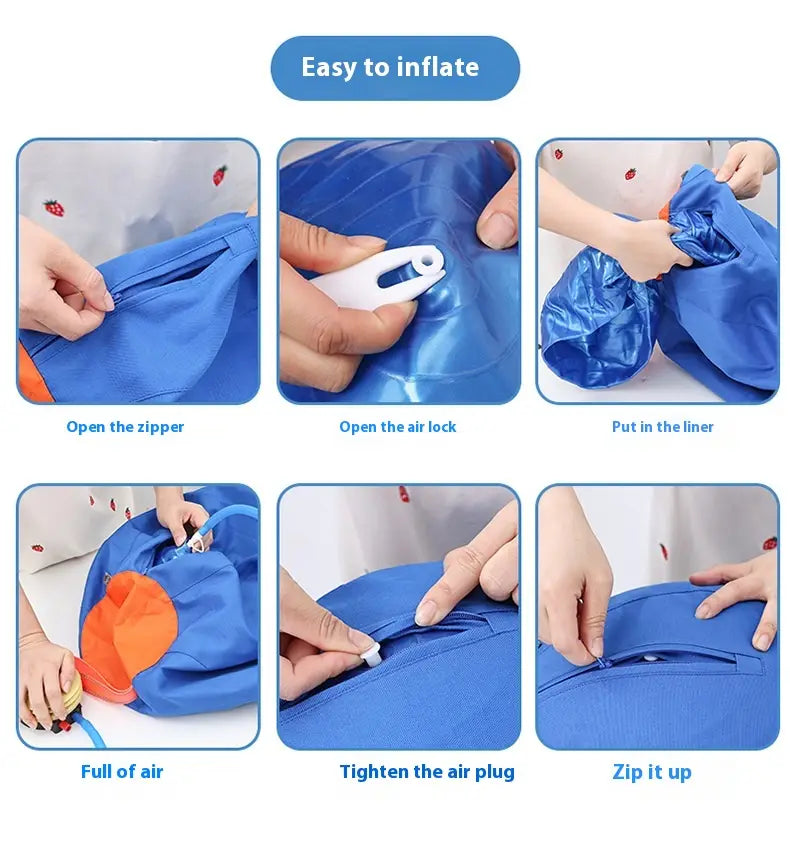 Self-Hi Pet Training Ball in blue