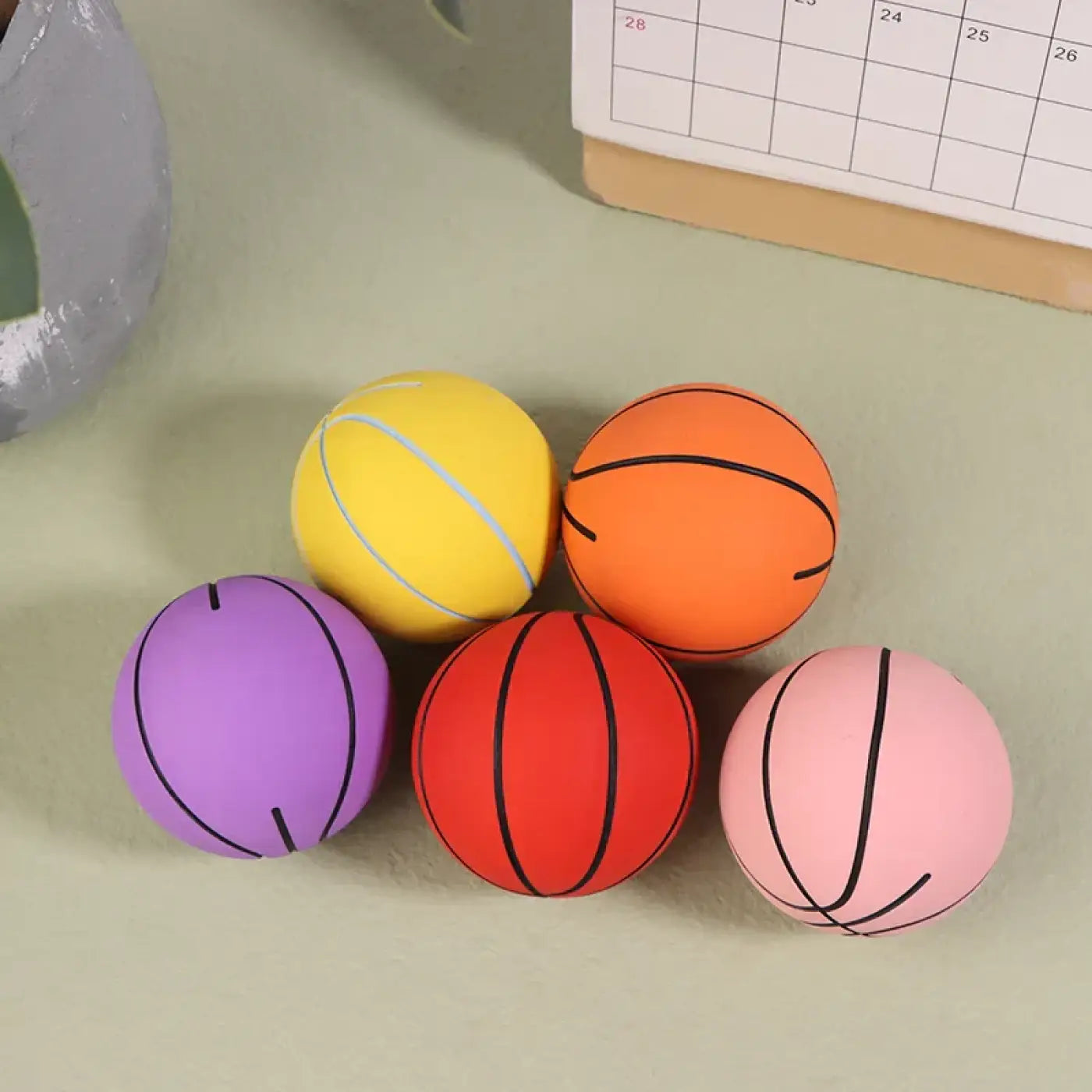 The Ball Depot bouncy ball: 6CM High Elastic Mini Rubber Basketball
