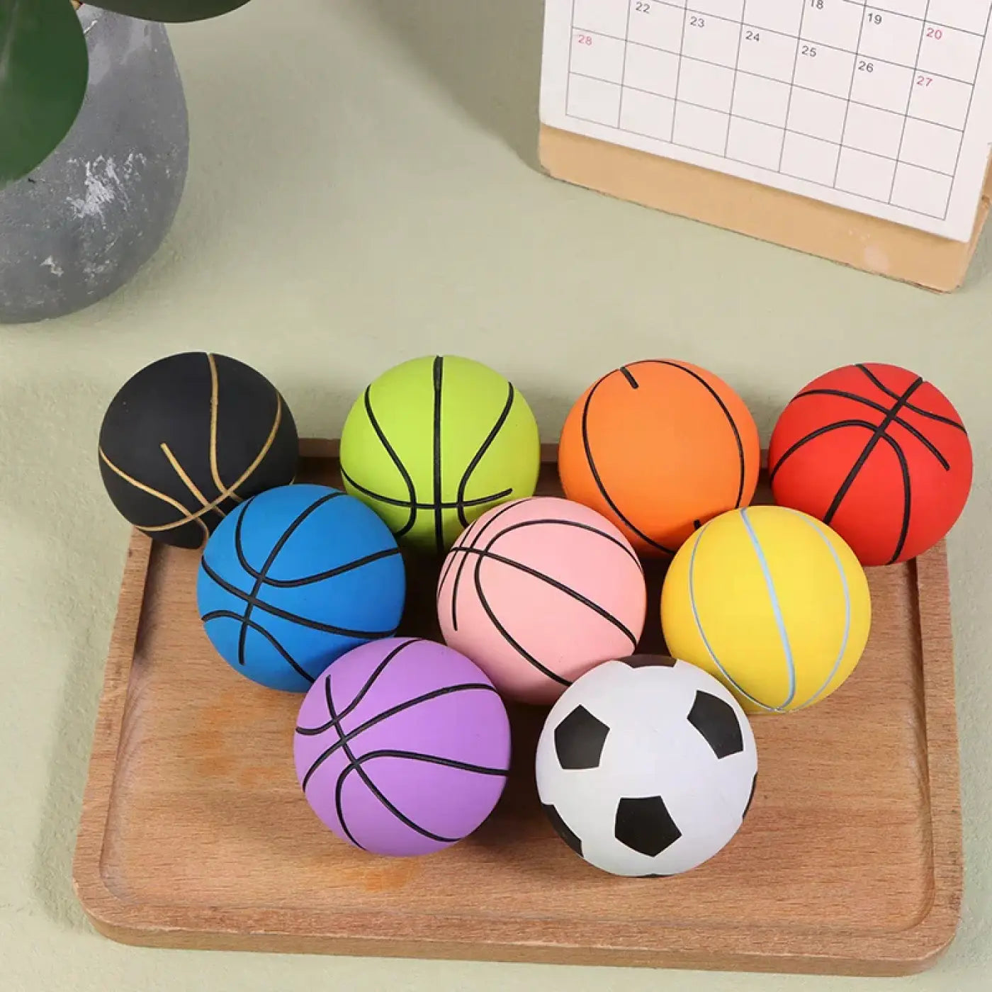 The Ball Depot bouncy ball: 6CM High Elastic Mini Rubber Basketball