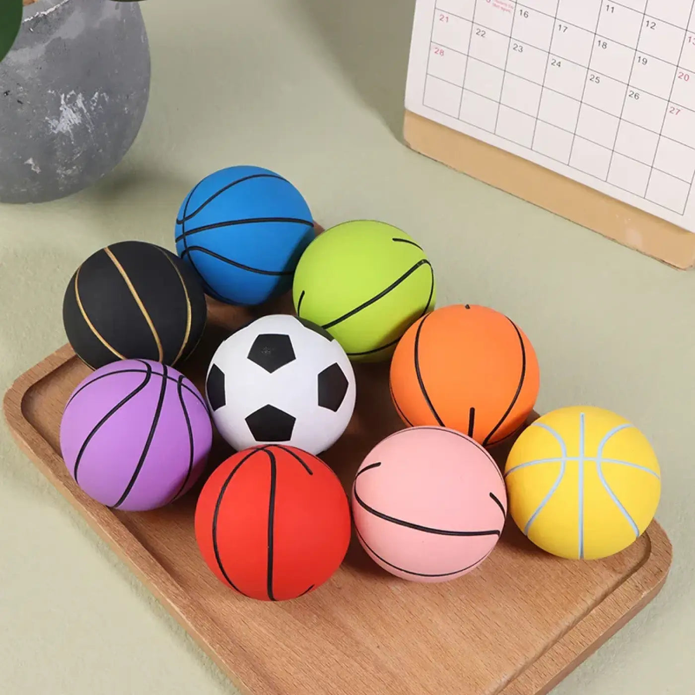 The Ball Depot bouncy ball: 6CM High Elastic Mini Rubber Basketball