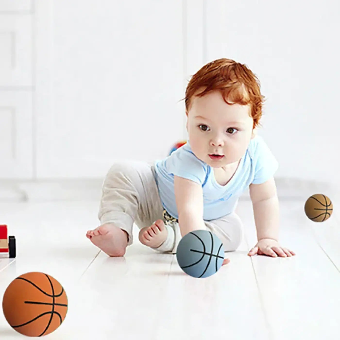 The Ball Depot bouncy ball: 6CM High Elastic Mini Rubber Basketball