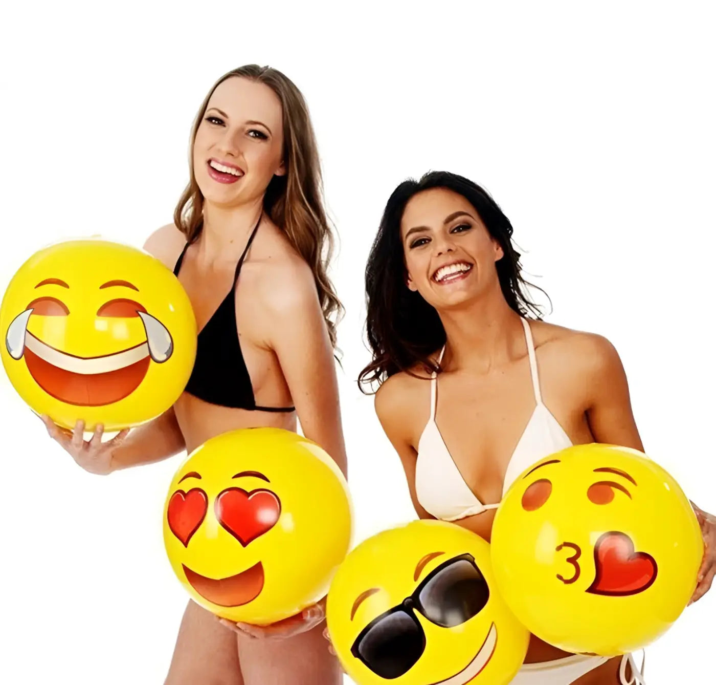 The Ball Depot kids inflatable ball: 6pc Inflatable Expression Ball