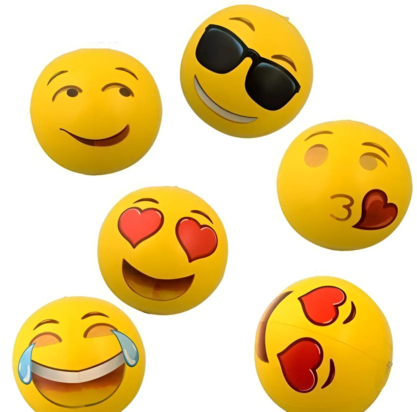 The Ball Depot kids inflatable ball: 6pc Inflatable Expression Ball