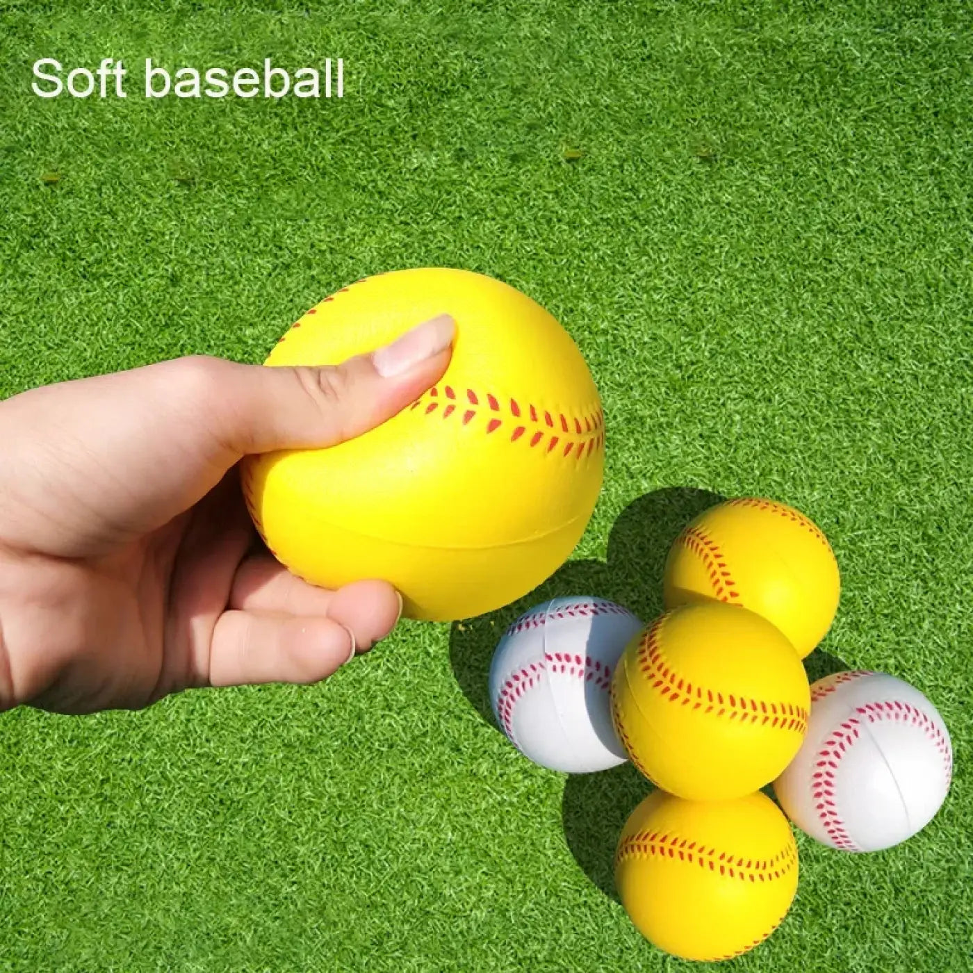 The Ball Depot softball: 6pcs PU Soft baseball
