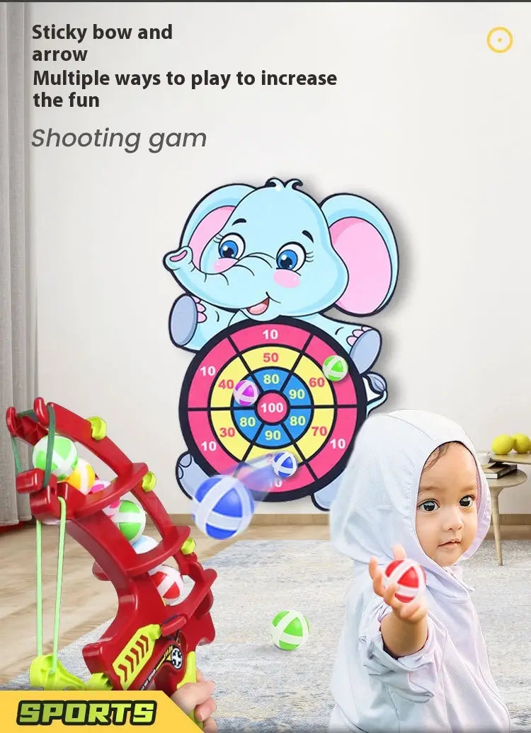 Children’s Throwing Sticky Ball Target Dart Set