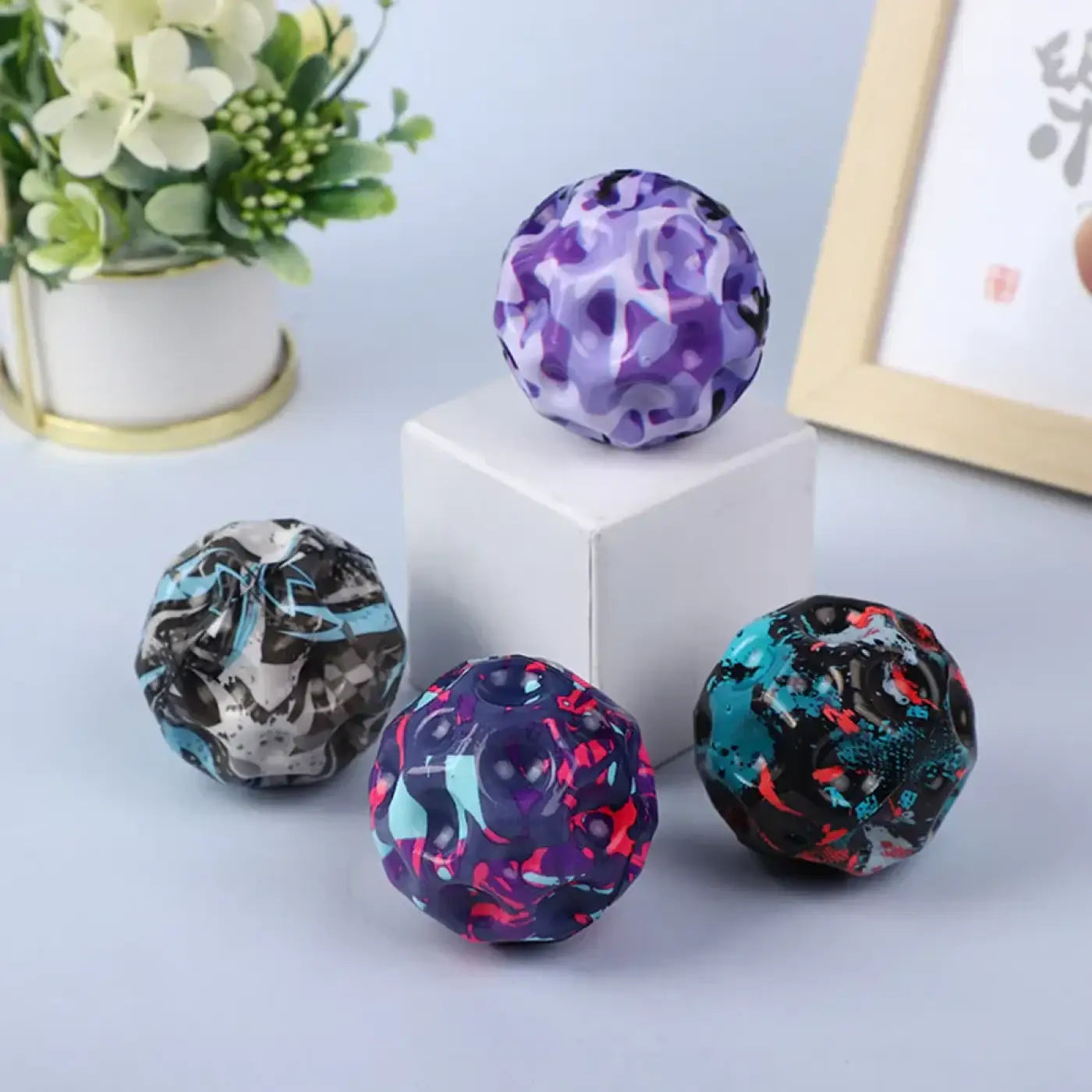The Ball Depot bounce ball: 7cm Hole Ball Soft Bouncy Ball
