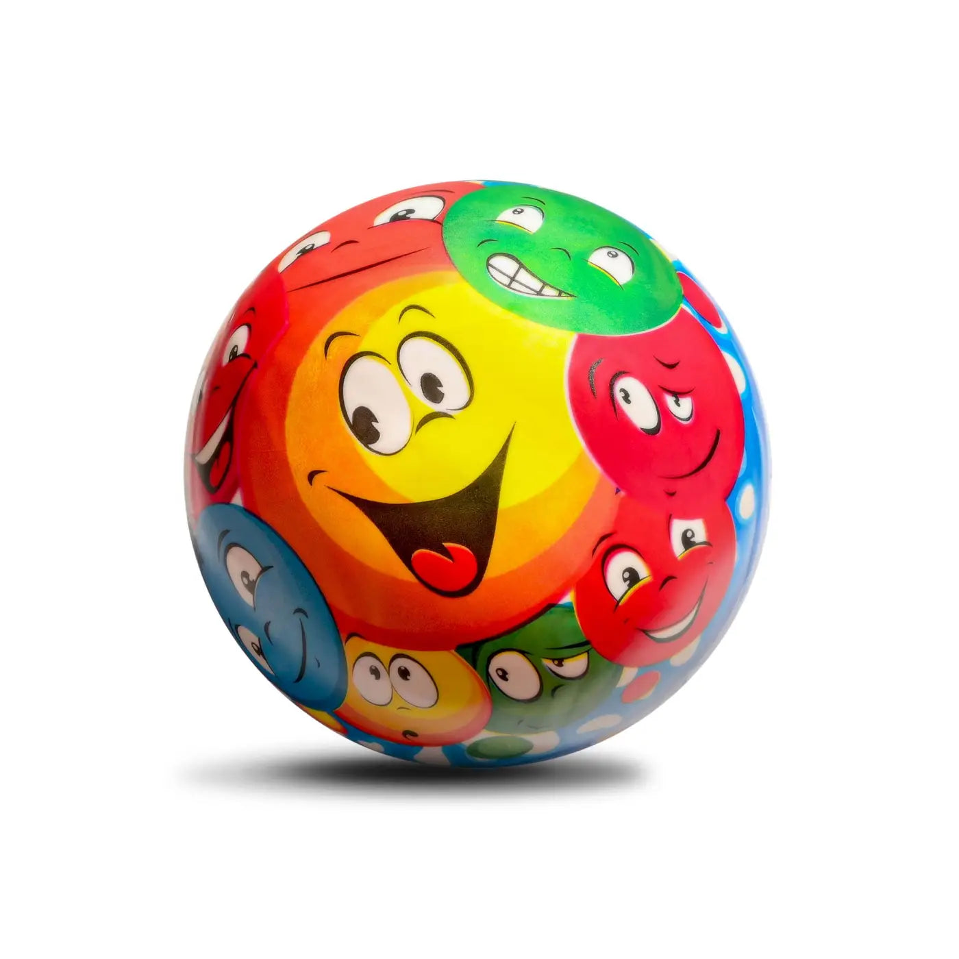 New Bounce playground balls: 8.5'' Smiley Print Bouncy Playground Ball