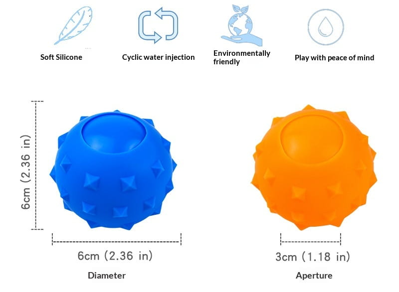Silicone Adhesive Single Hole Water Ball
