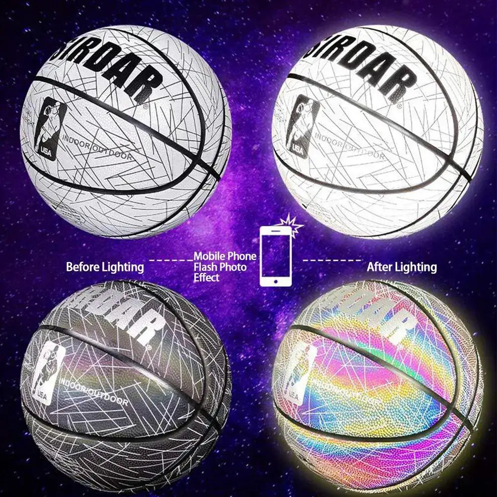 Anti-slip Wear-resistant Reflective And Luminous Basketball