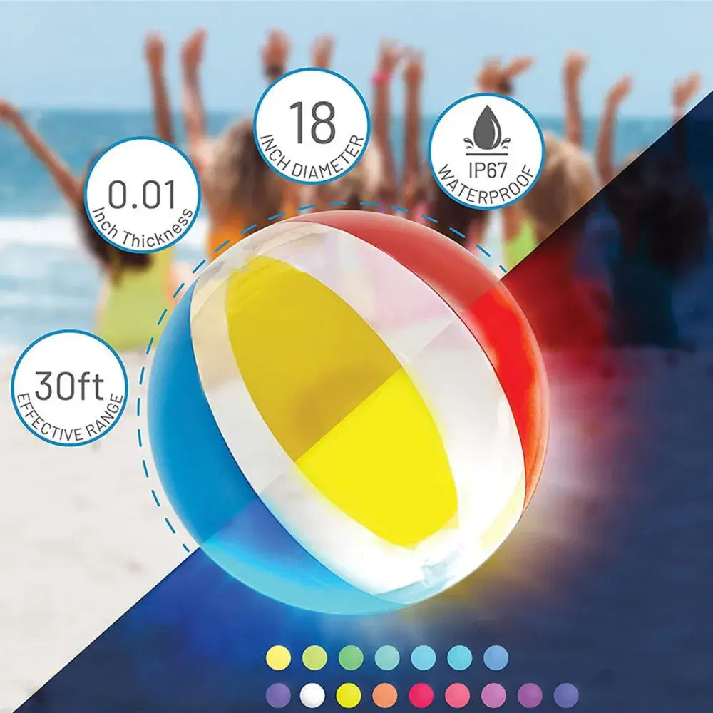Inflatable Luminous Water Remote Control Color Change Ball