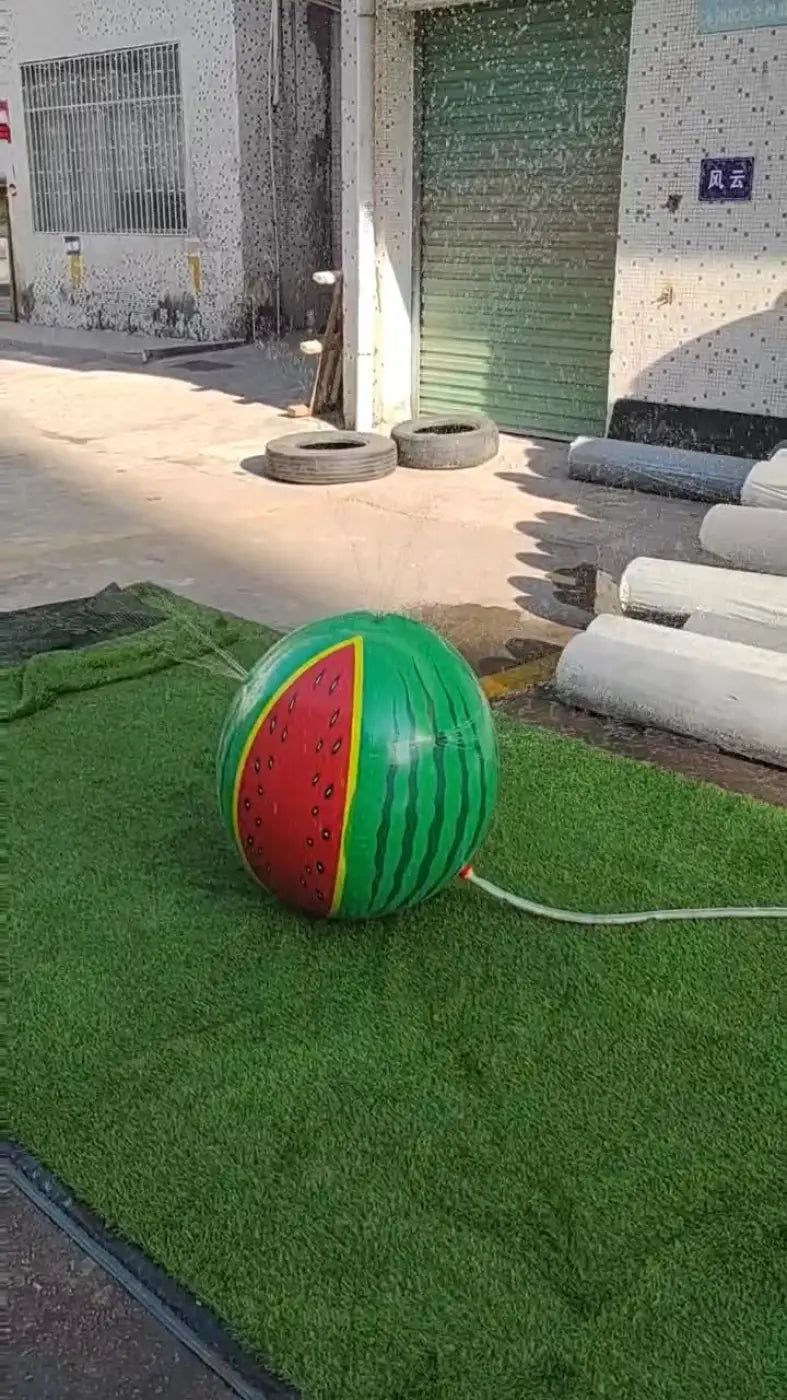 The Ball Depot water ball: 90cm Inflatable Watermelon Water Spray Ball