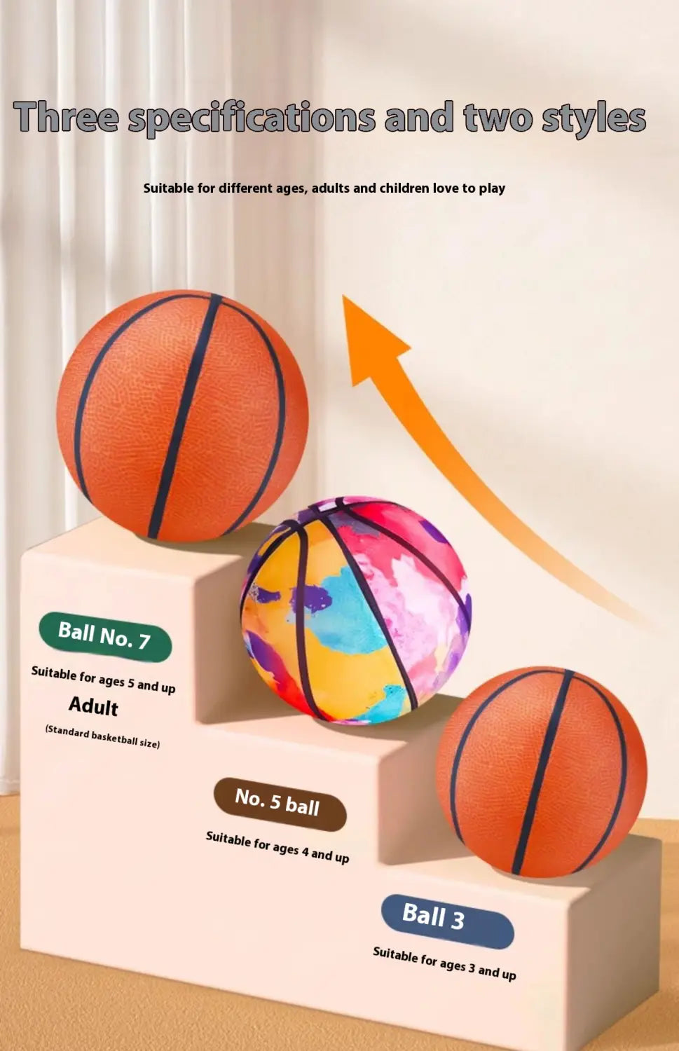 Silent Basketball Silent Indoor Sports Children Pat Ball