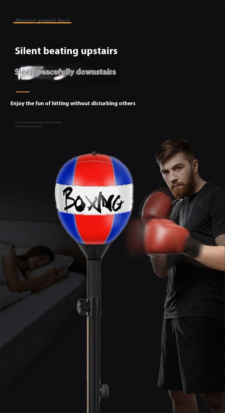 Red blue white Speed Ball Anti-stress Trainer with boxing lettering