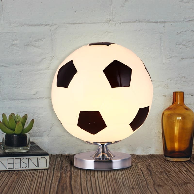 Creative Glass Soccer Table Lamp