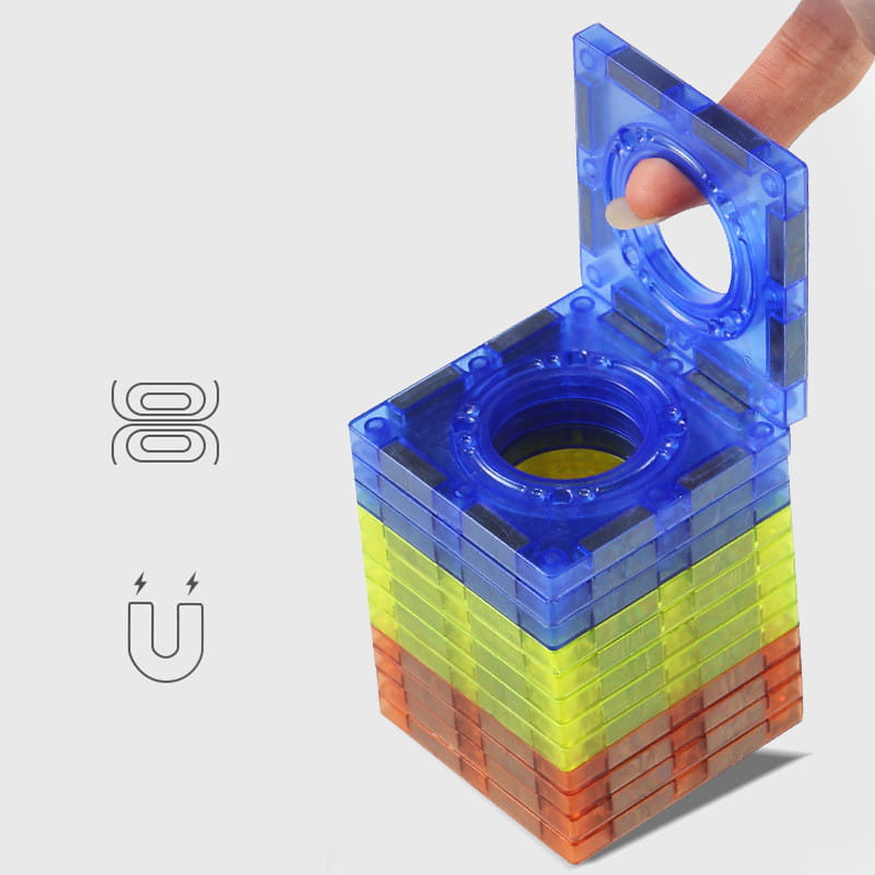 Fun Colorful Window Ball Magnetic Puzzle