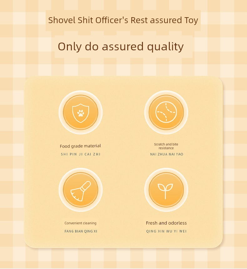 Étiquette arrière de la balle interactive intelligente pour chat avec icônes de texte chinois