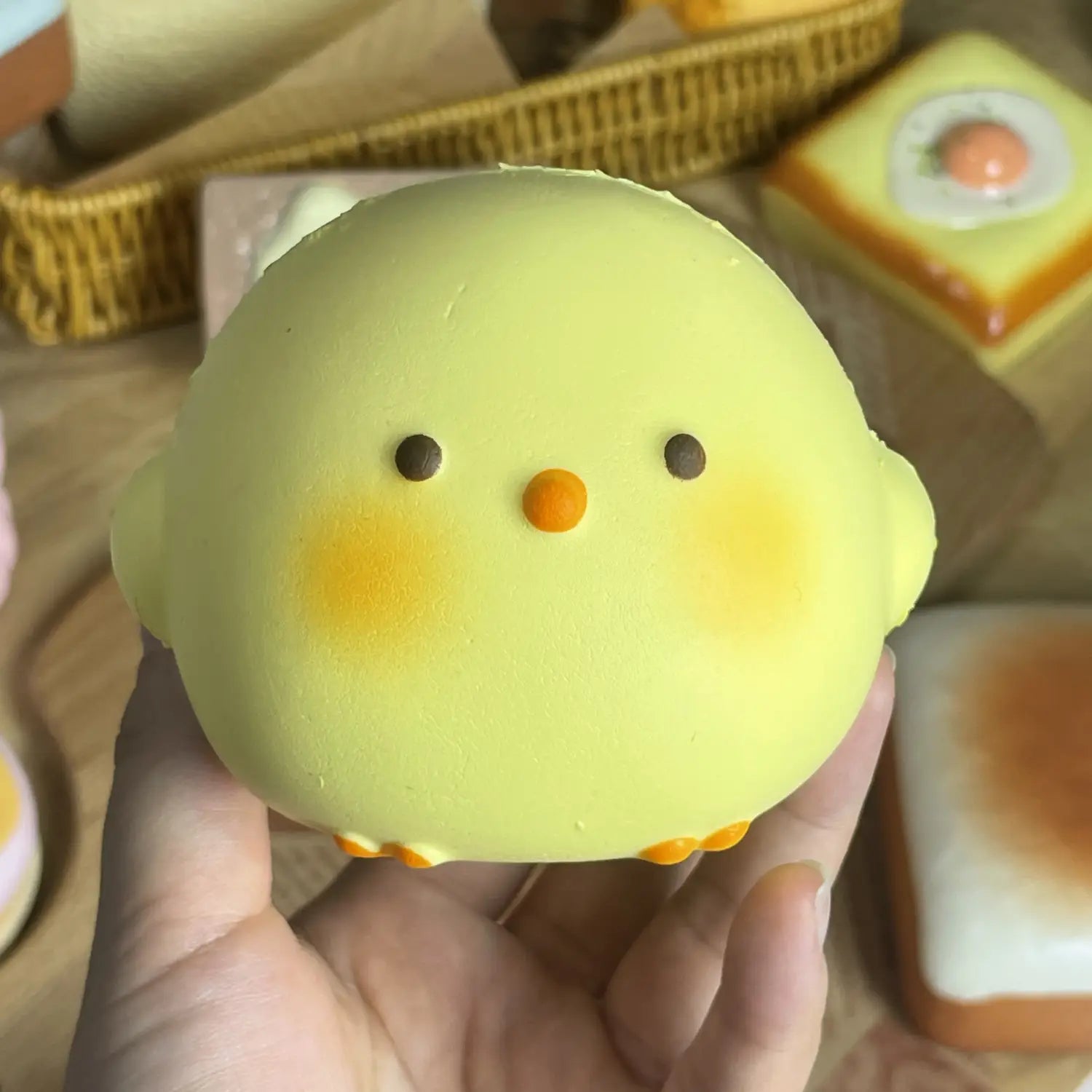 HOT! Cute Giant Chick Squishy Toy Slow-Rising Stress Relief & Sensory Fidget Toy for Kids and Adults Anxiety ADHD