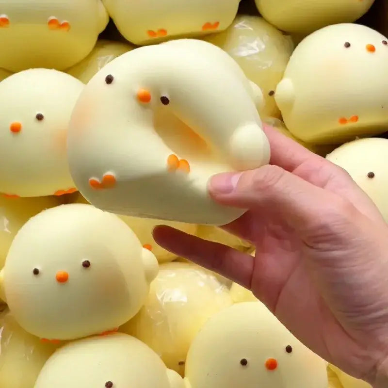 HOT! Cute Giant Chick Squishy Toy Slow-Rising Stress Relief & Sensory Fidget Toy for Kids and Adults Anxiety ADHD