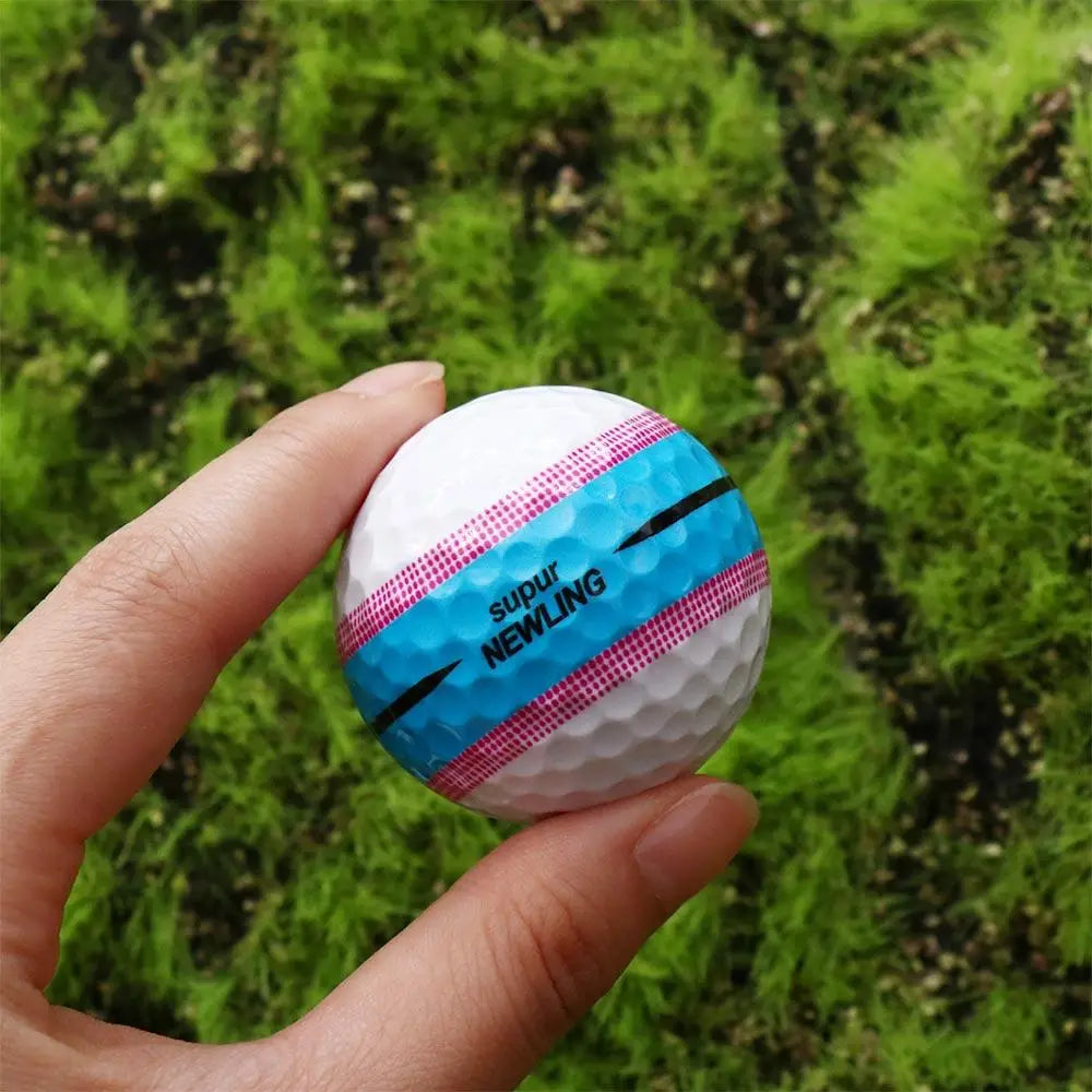 360 ° Aiming Golf Balls Three Layer Purple Golf Three Layer Ball Sky Blue Dark Blue Super Long Distance Golf Ball