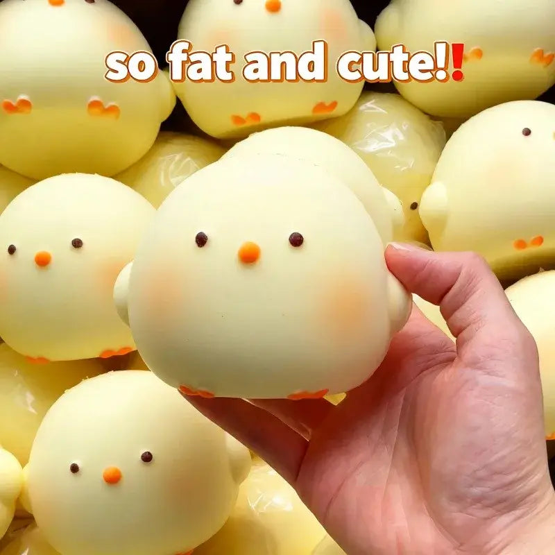 HOT! Cute Giant Chick Squishy Toy Slow-Rising Stress Relief & Sensory Fidget Toy for Kids and Adults Anxiety ADHD