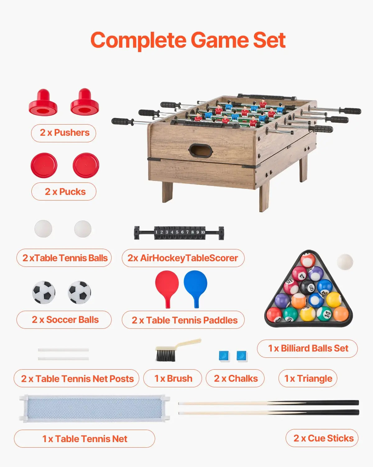 4 In 1 Game Table