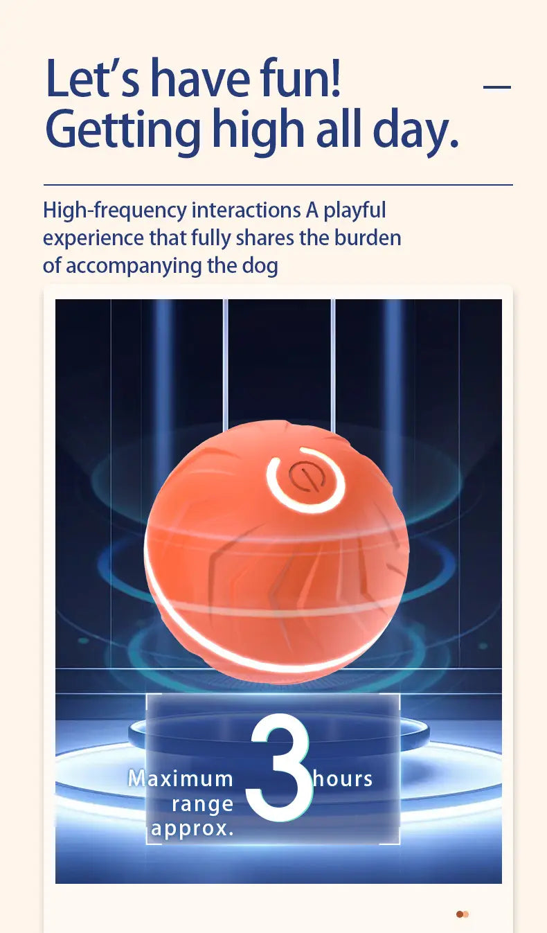 Intelligent Gravity Bouncing Dog Ball