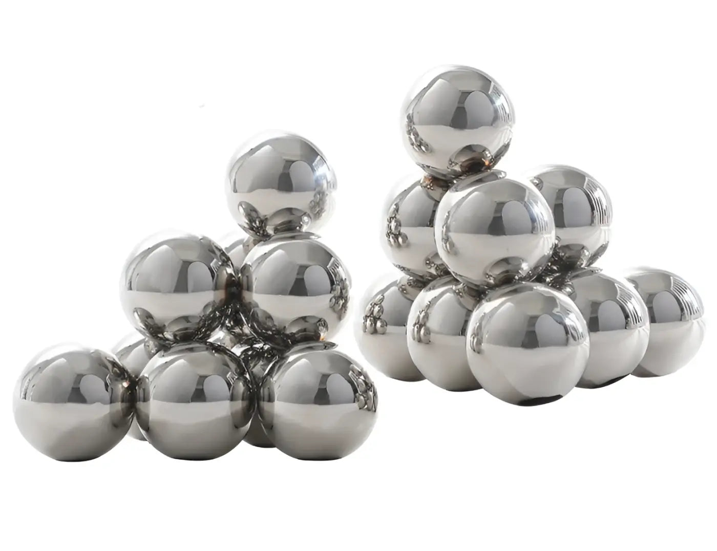 The Ball Depot Accessories: Abstract Stainless Steel Ball ornaments