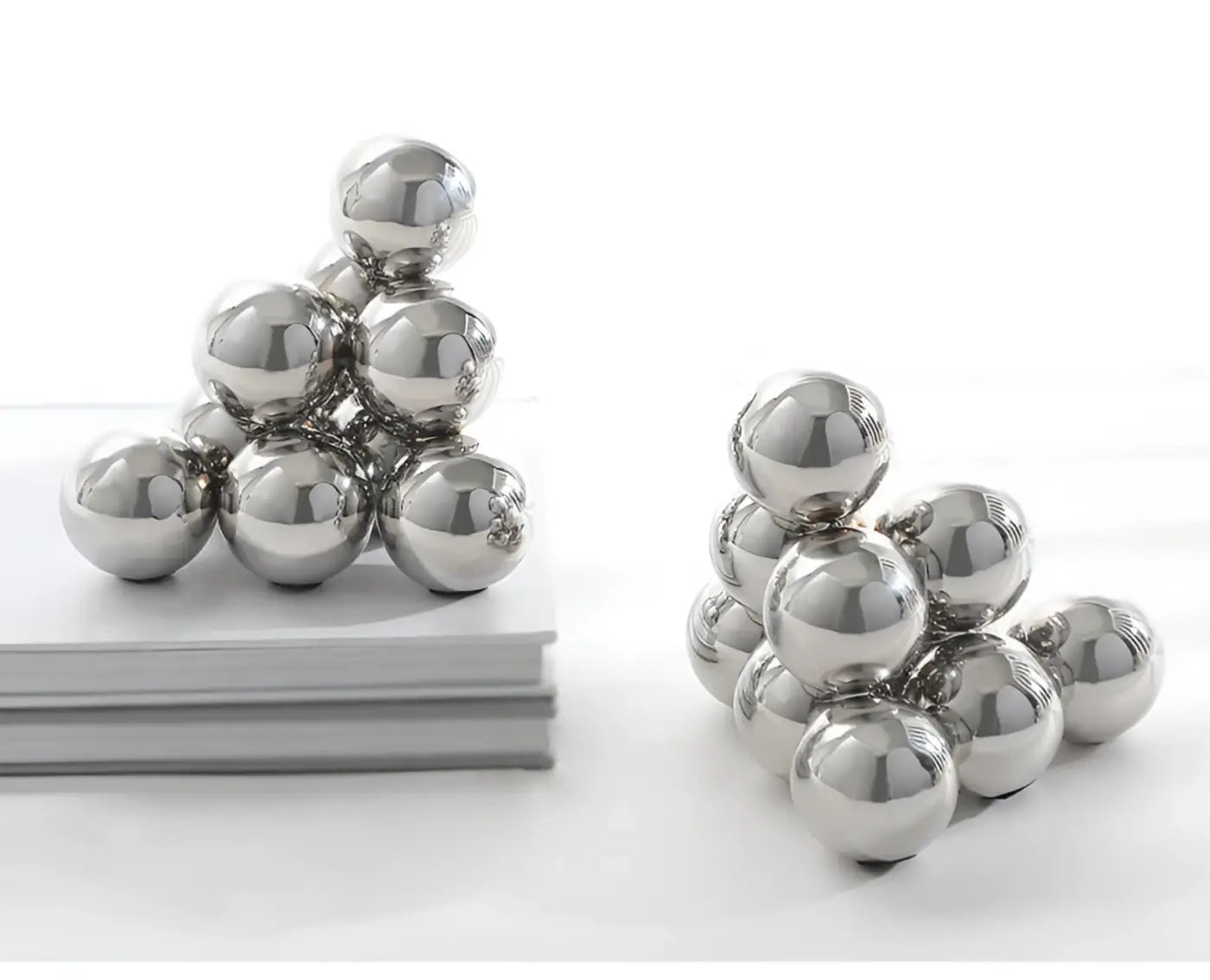 The Ball Depot Accessories: Abstract Stainless Steel Ball ornaments