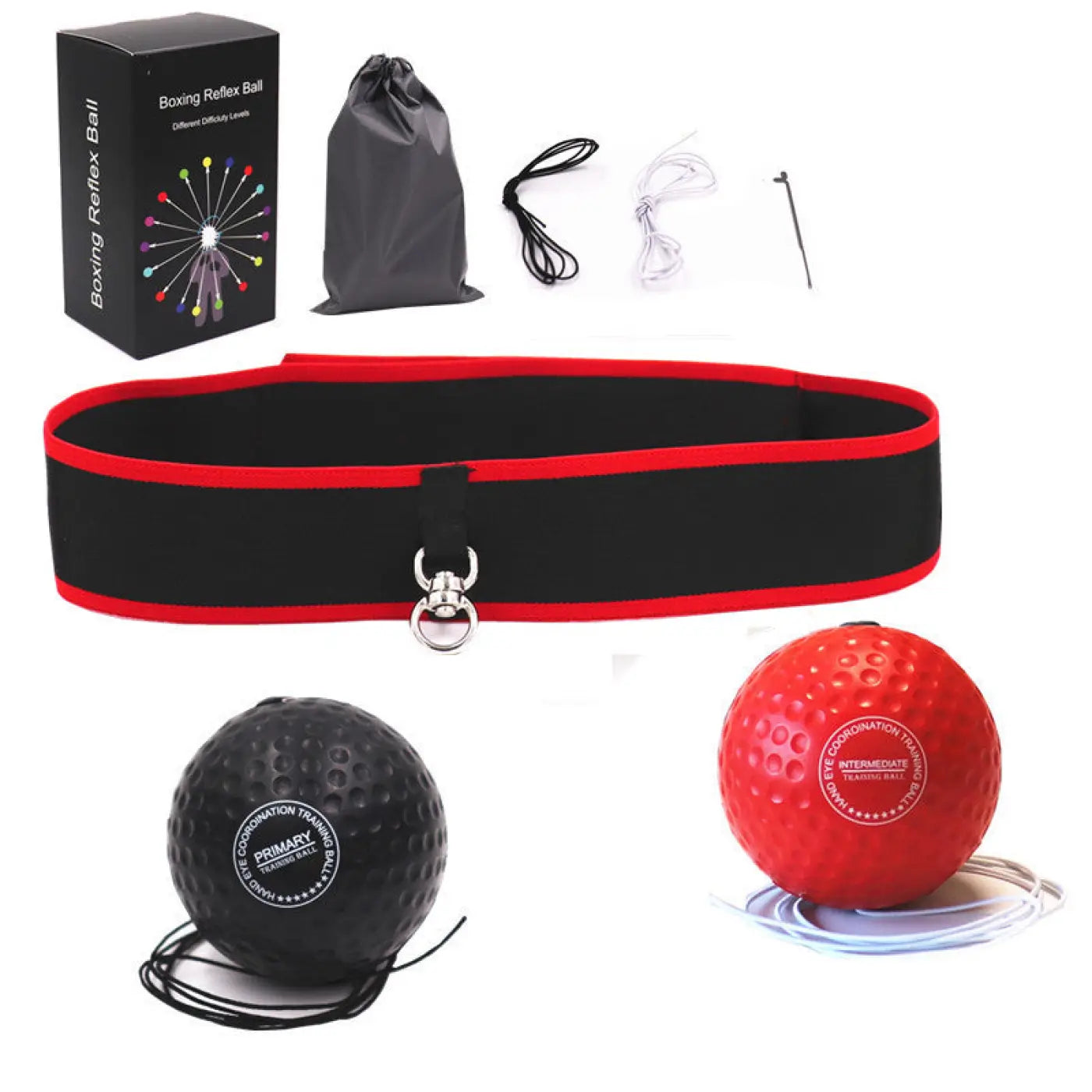 The Ball Depot training ball: Adjustable Boxing Reaction Head-mounted Ball