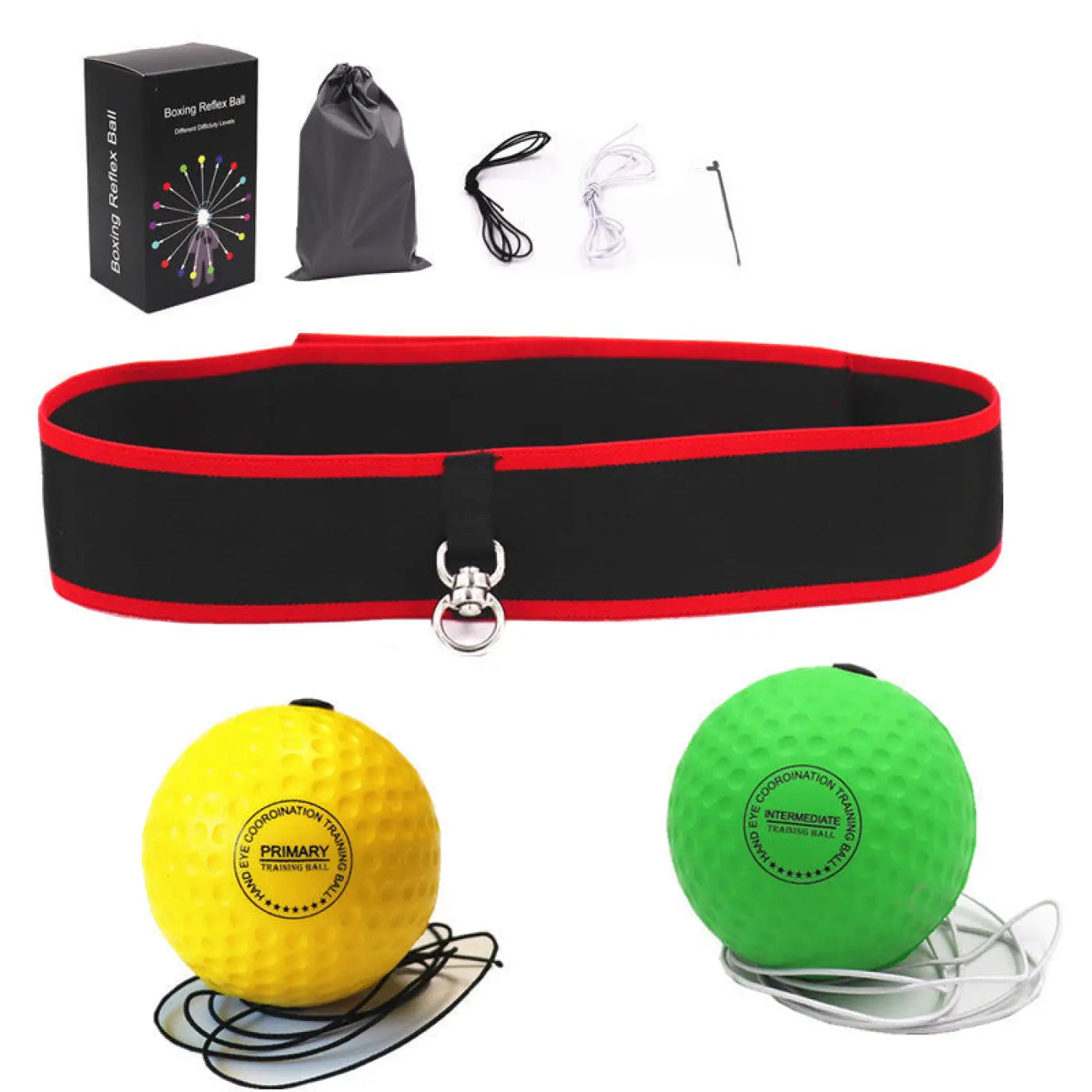 The Ball Depot training ball: Adjustable Boxing Reaction Head-mounted Ball