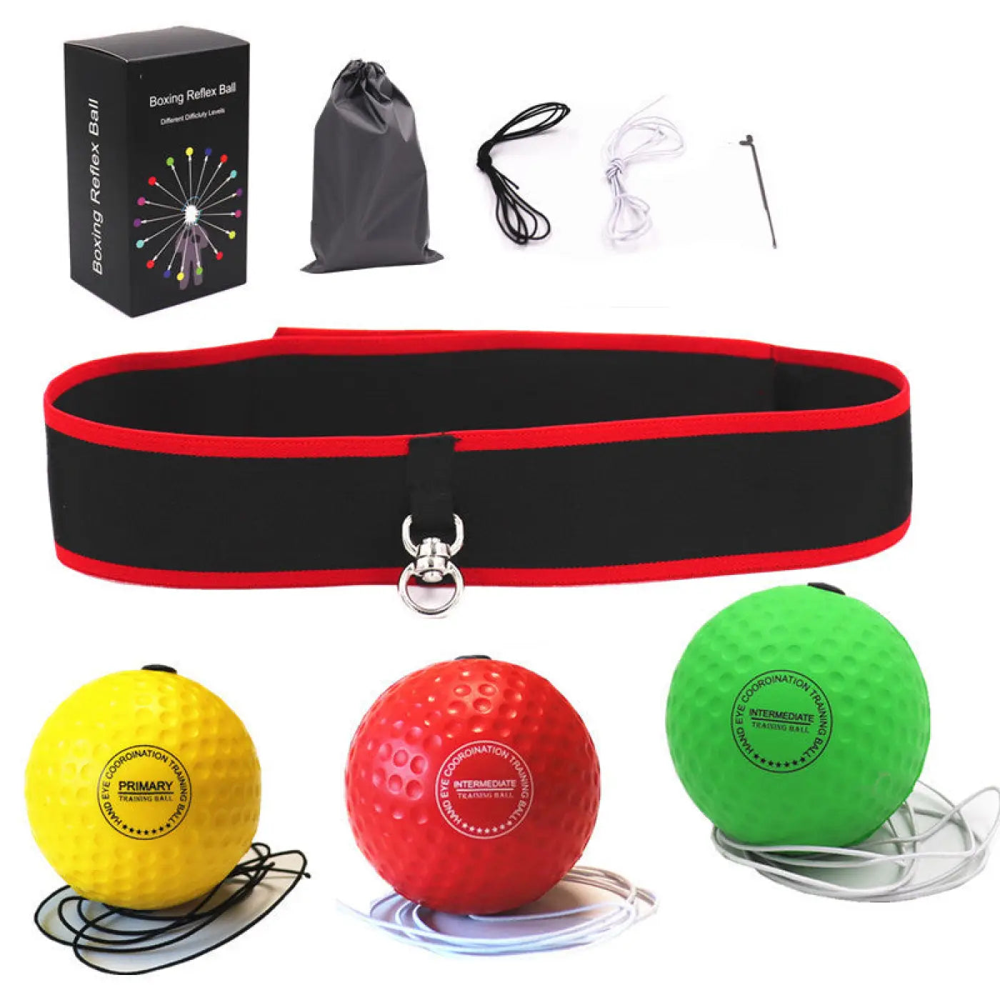 The Ball Depot training ball: Adjustable Boxing Reaction Head-mounted Ball