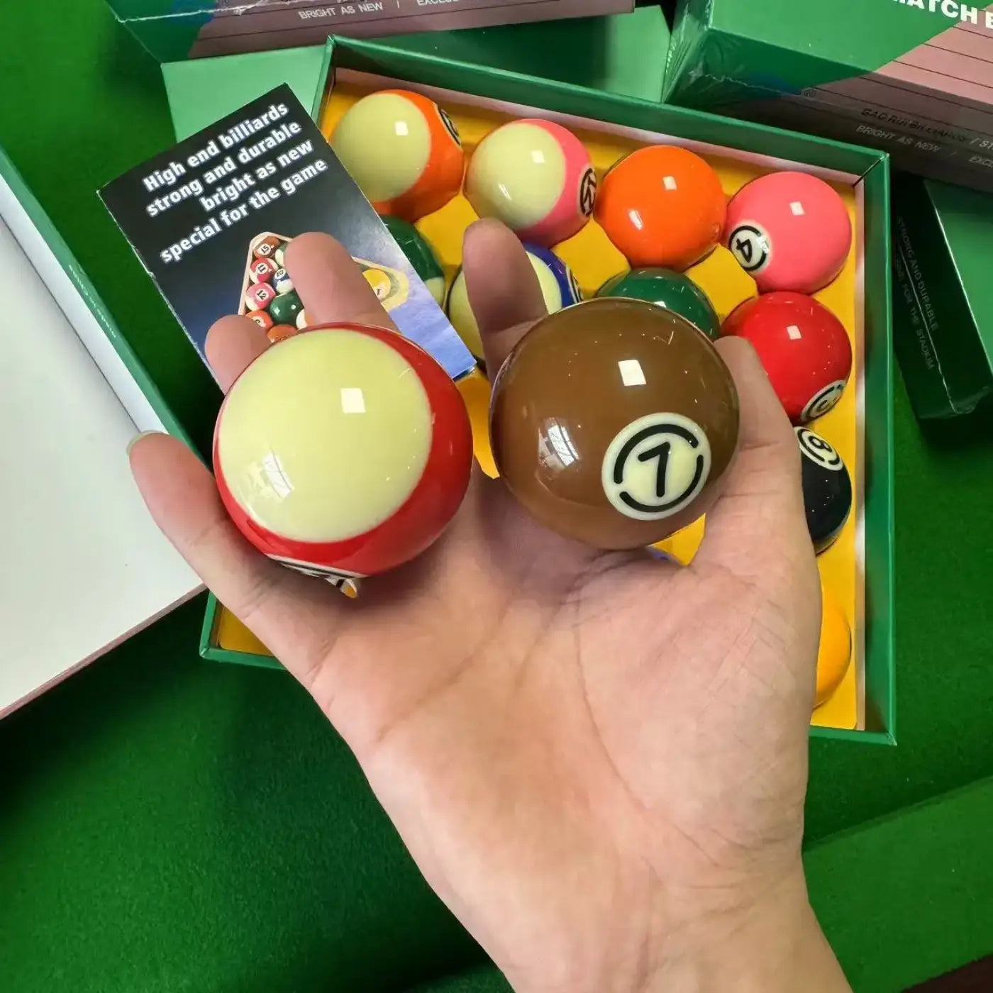 The Ball Depot billiard balls: Advanced Transparent Resin Billiards