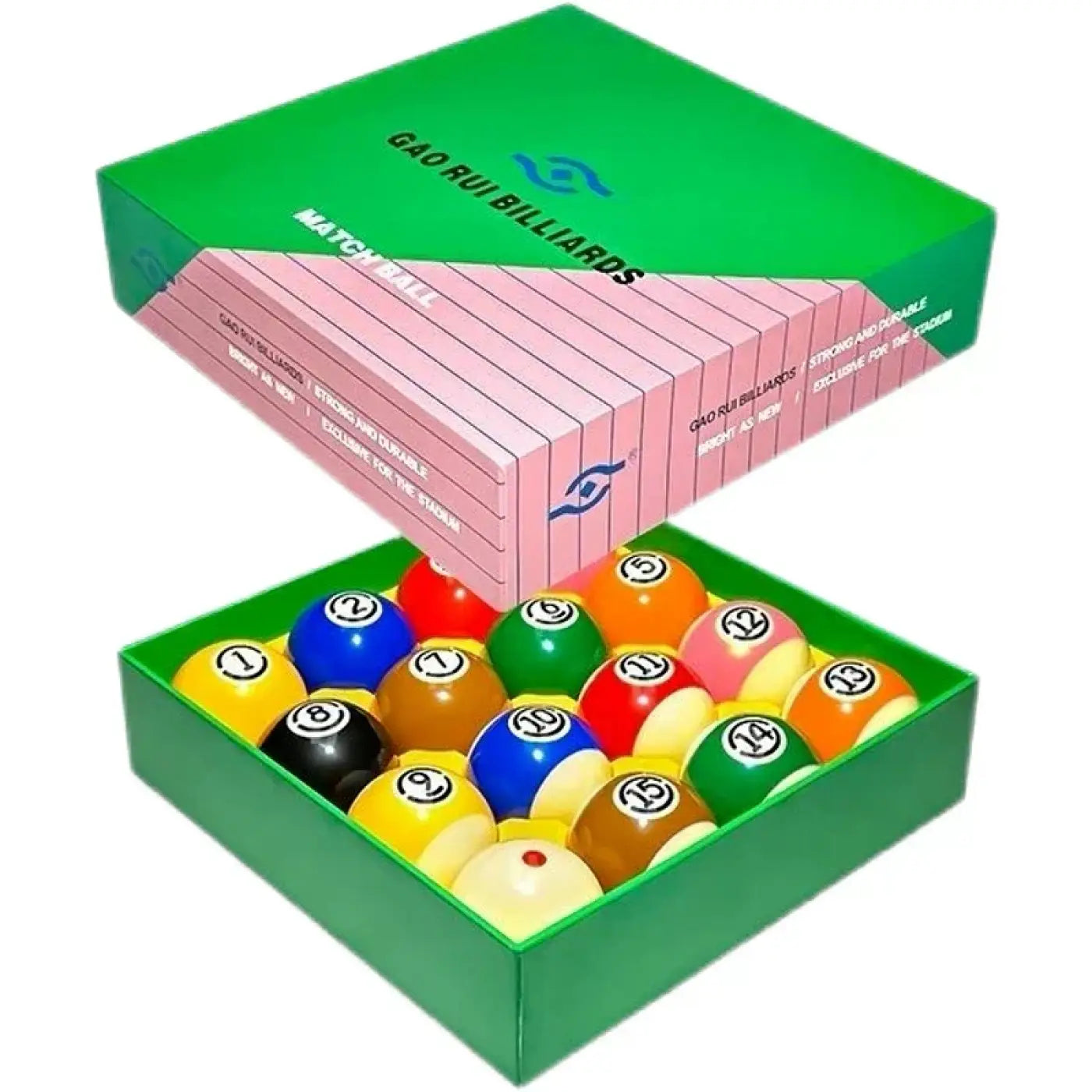 The Ball Depot billiard balls: Advanced Transparent Resin Billiards