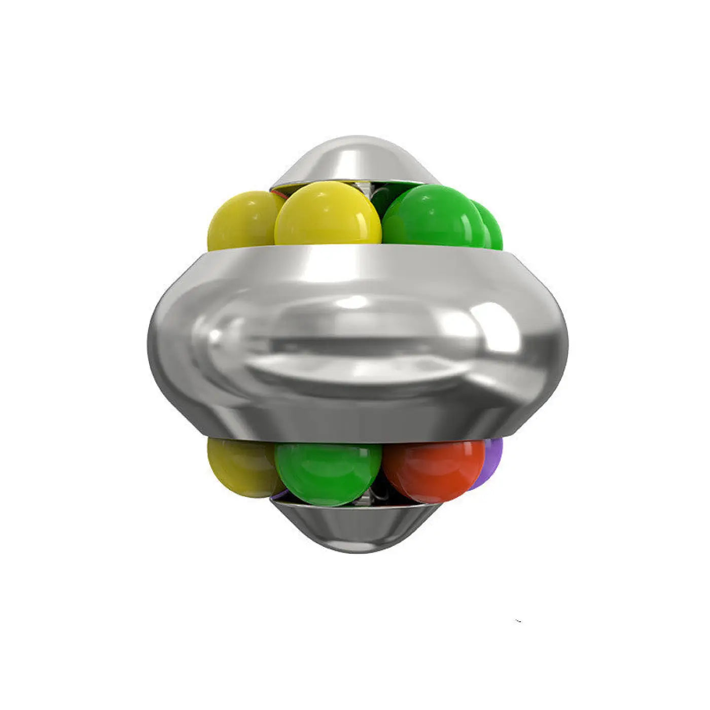 The Ball Depot novelty ball: Aluminum Alloy Psychedelic Magic Educational Ball