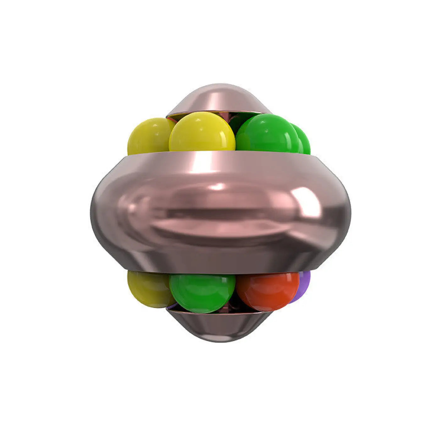 The Ball Depot novelty ball: Aluminum Alloy Psychedelic Magic Educational Ball